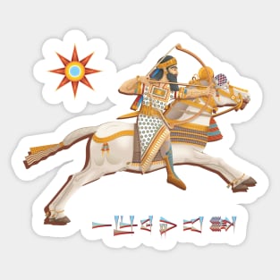 Ashurbanipal Color Sticker